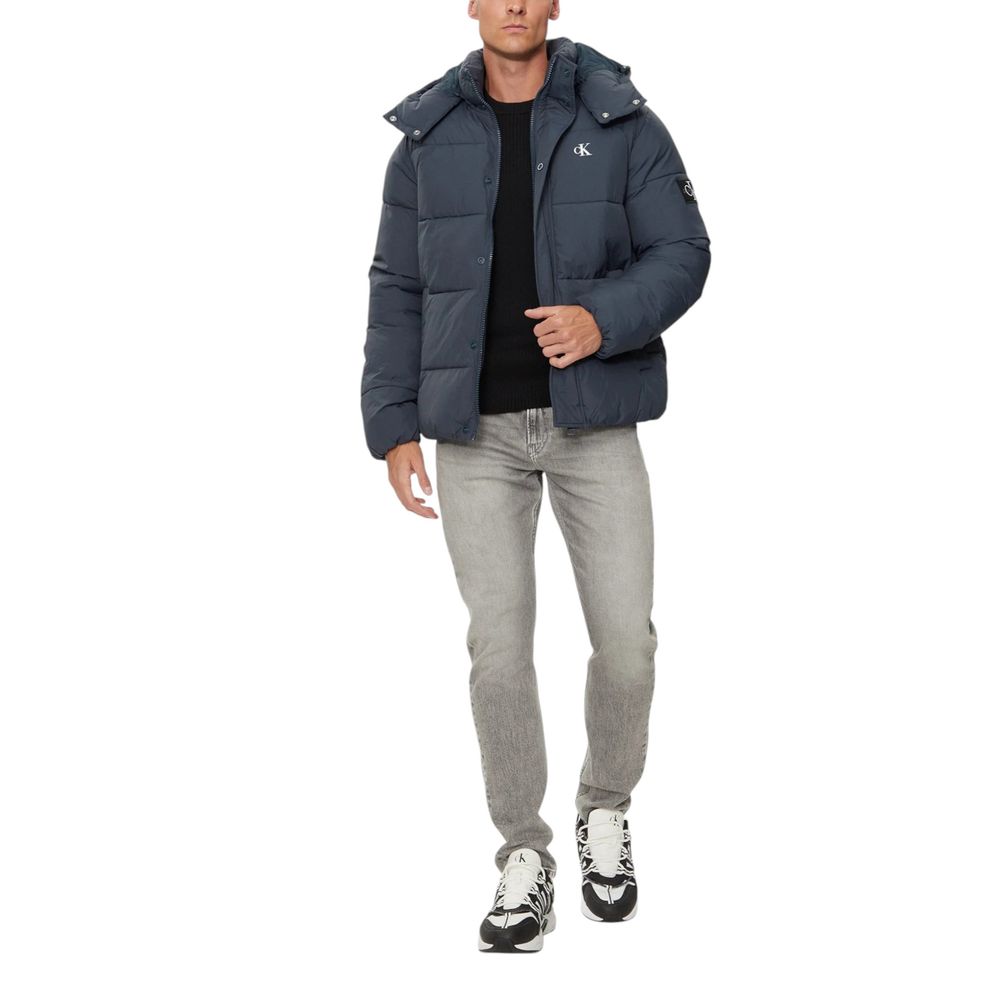 Calvin Klein Jeans Blaue Polyamid-Jacke