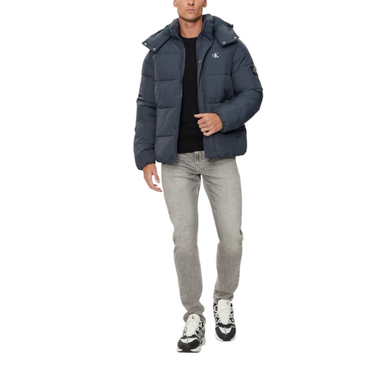 Calvin Klein Jeans Blaue Polyamid-Jacke