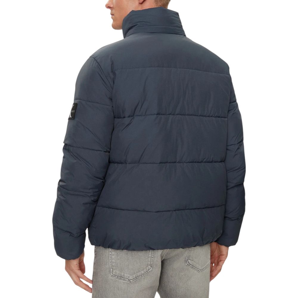 Calvin Klein Jeans Blaue Polyamid-Jacke
