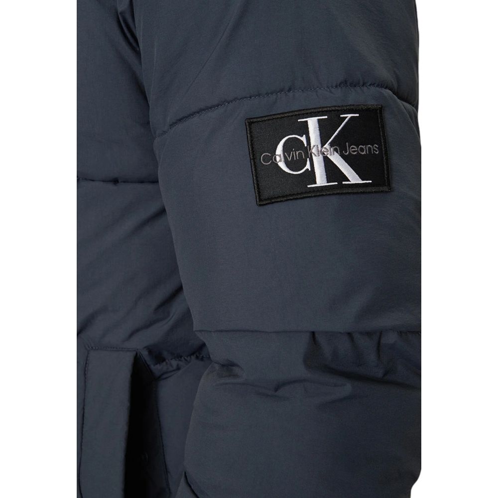 Calvin Klein Jeans Blaue Polyamid-Jacke