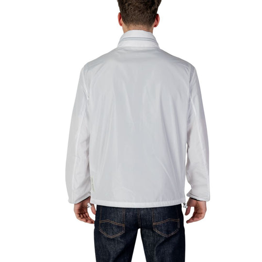 Armani Exchange Weiße Polyester-Jacke