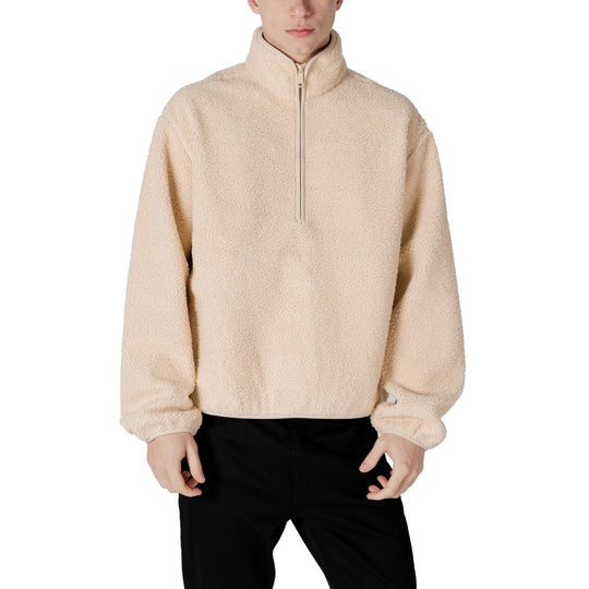 Calvin Klein Jeans Cremefarbene Jacke aus recyceltem Polyester