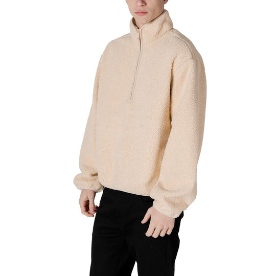 Calvin Klein Jeans Cremefarbene Jacke aus recyceltem Polyester