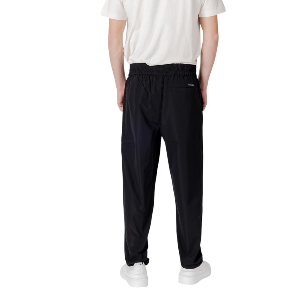 Calvin Klein Jeans Schwarze Polyester-Hose