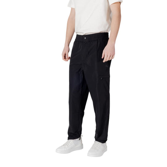 Calvin Klein Jeans Schwarze Polyester-Hose