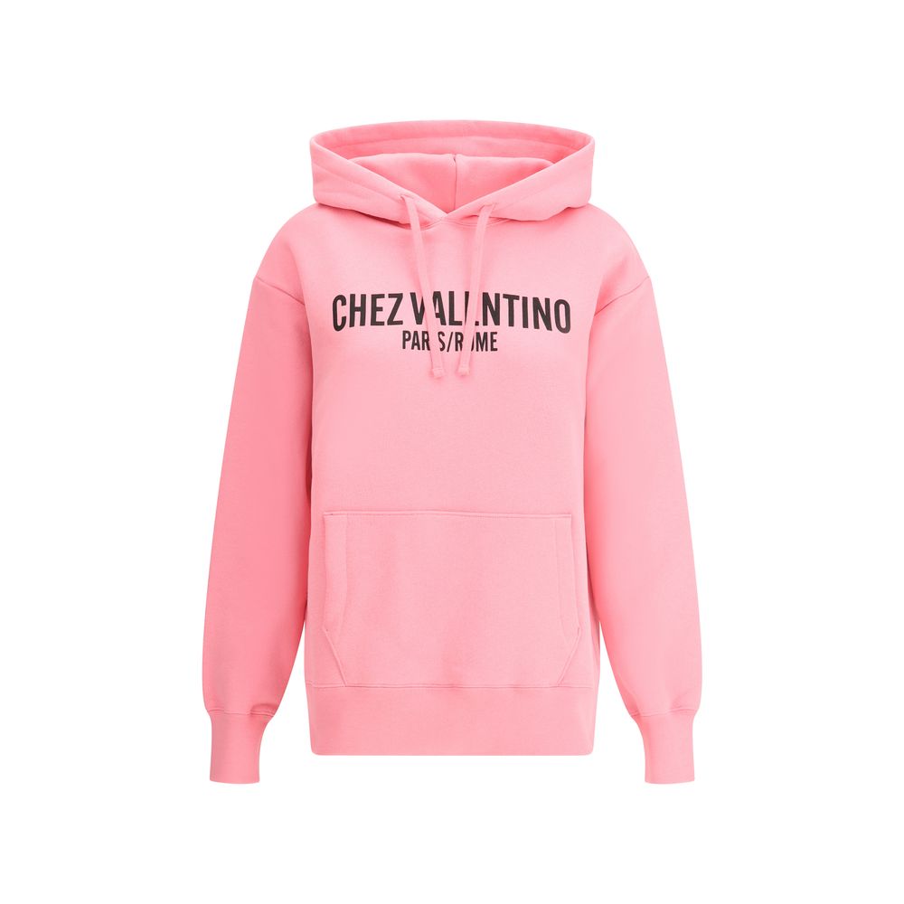 Valentino cotton logo hoodie