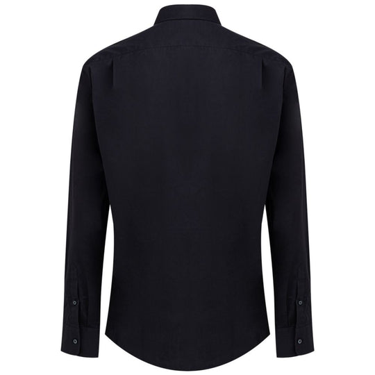 Dolce & Gabbana Marineblaues Baumwollhemd