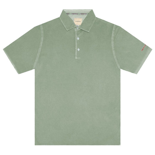 Tramarossa Grünes Baumwoll-Poloshirt