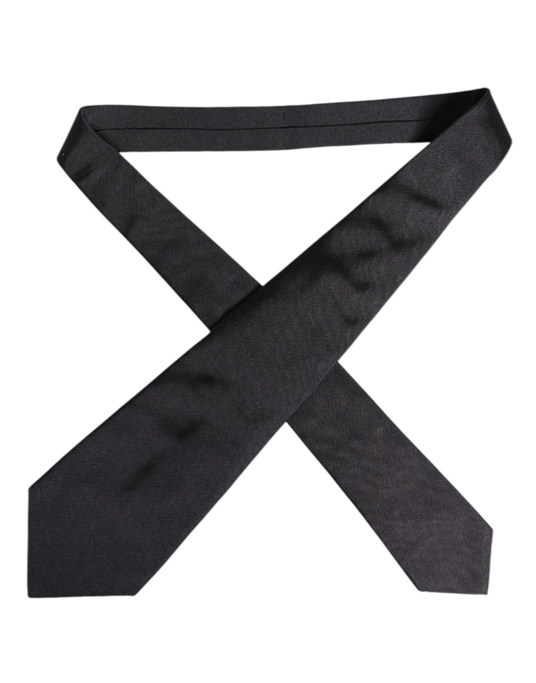Dolce & Gabbana Schwarze Seidenkrawatte, verstellbar