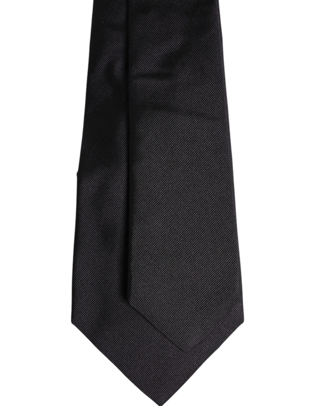 Dolce & Gabbana Schwarze Seidenkrawatte, verstellbar