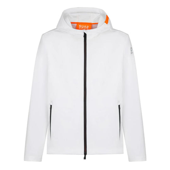 Suns Weiße Polyester-Jacke