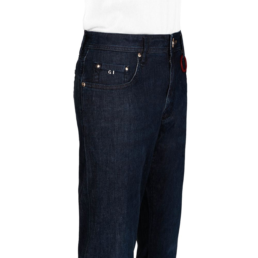 Tramarossa Blaue Baumwolle Männer Jeans