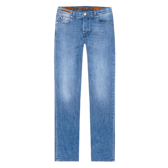 Tramarossa Blaue Baumwolle Männer Jeans