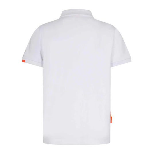 Suns Weißes Baumwoll-Poloshirt