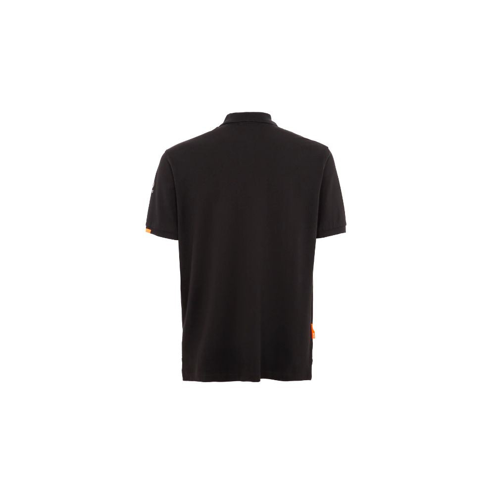 Suns Schwarzes Baumwoll-Poloshirt