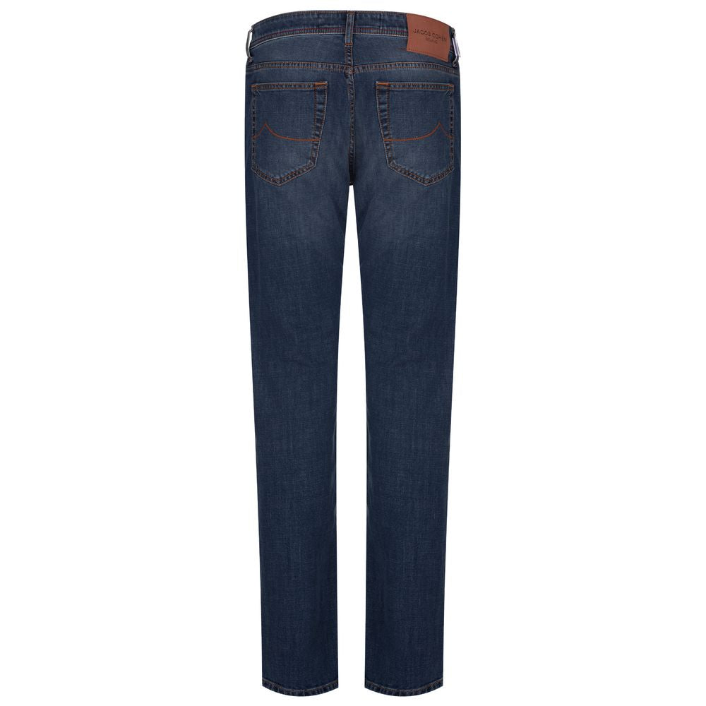Jacob Cohen Blaue Baumwolljeans & Hose