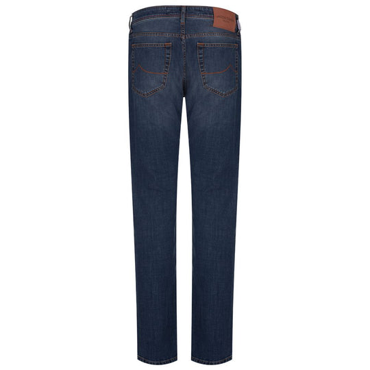 Jacob Cohen Blaue Baumwolljeans & Hose
