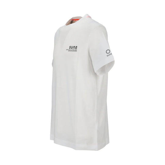 Suns T-Shirt aus weißer Baumwolle