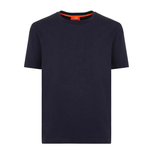 Suns T-Shirt aus blauer Baumwolle