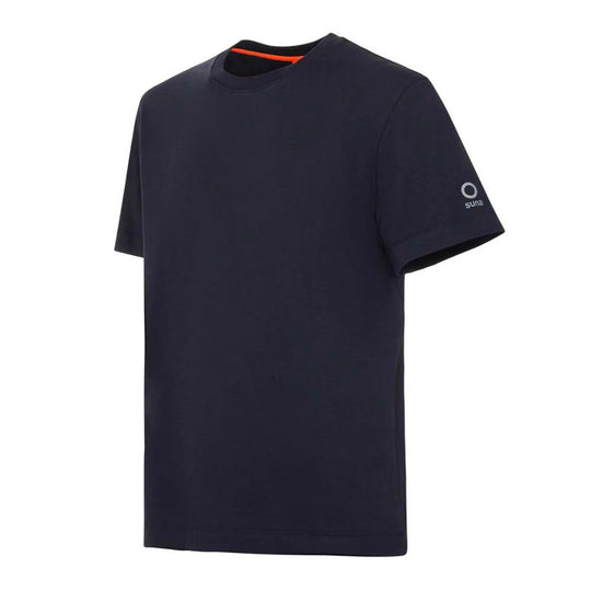 Suns T-Shirt aus blauer Baumwolle