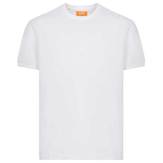 Suns T-Shirt aus weißer Baumwolle