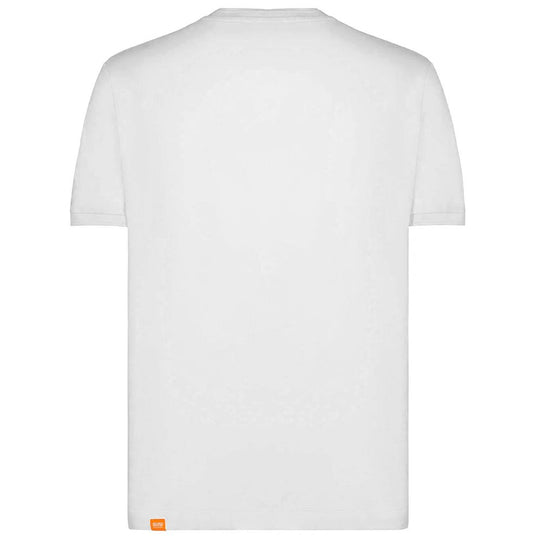 Suns T-Shirt aus weißer Baumwolle