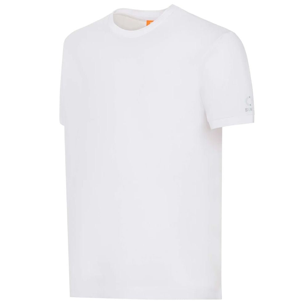 Suns T-Shirt aus weißer Baumwolle