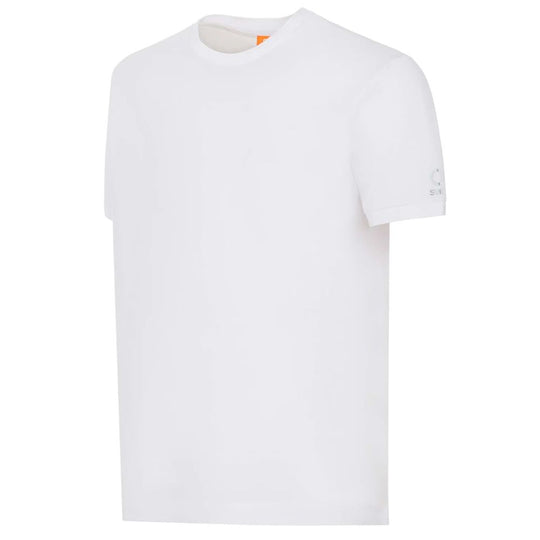 Suns T-Shirt aus weißer Baumwolle