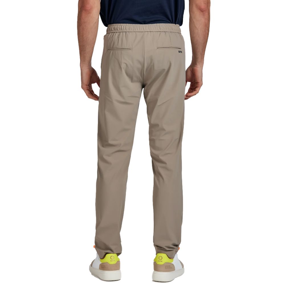 Suns Beige Nylon Jeans & Hose
