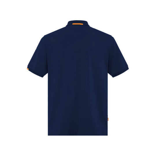 Suns Blaues Baumwoll-Poloshirt