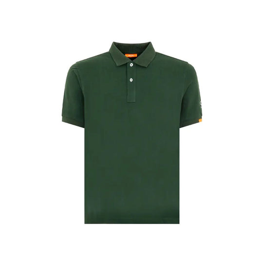 Suns Grünes Baumwoll-Poloshirt