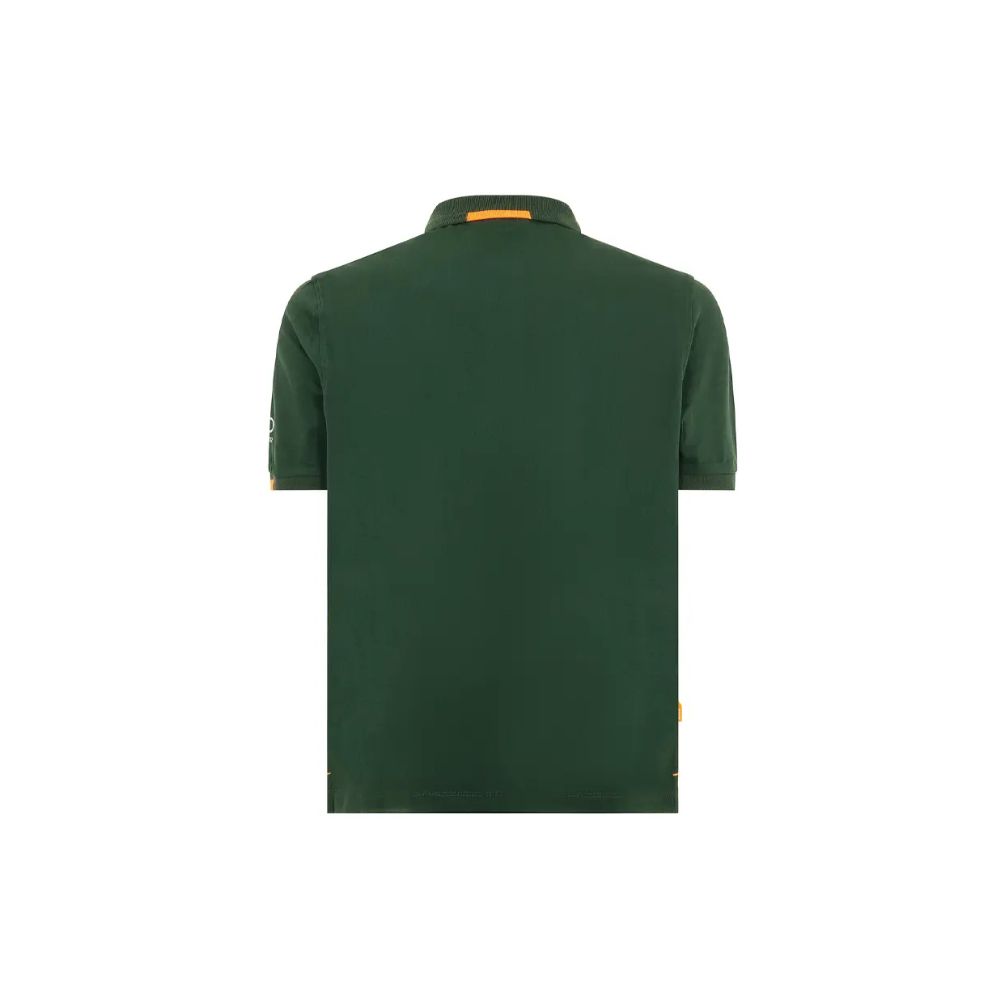 Suns Grünes Baumwoll-Poloshirt