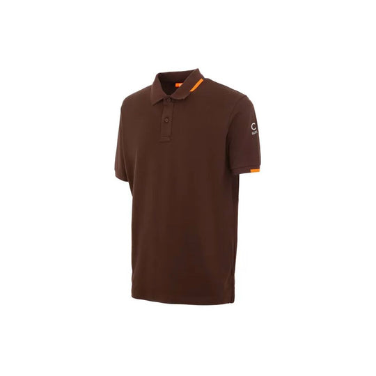 Suns Braunes Baumwoll-Poloshirt