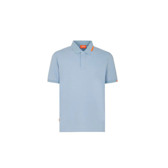 Suns Hellblaues Baumwoll-Poloshirt