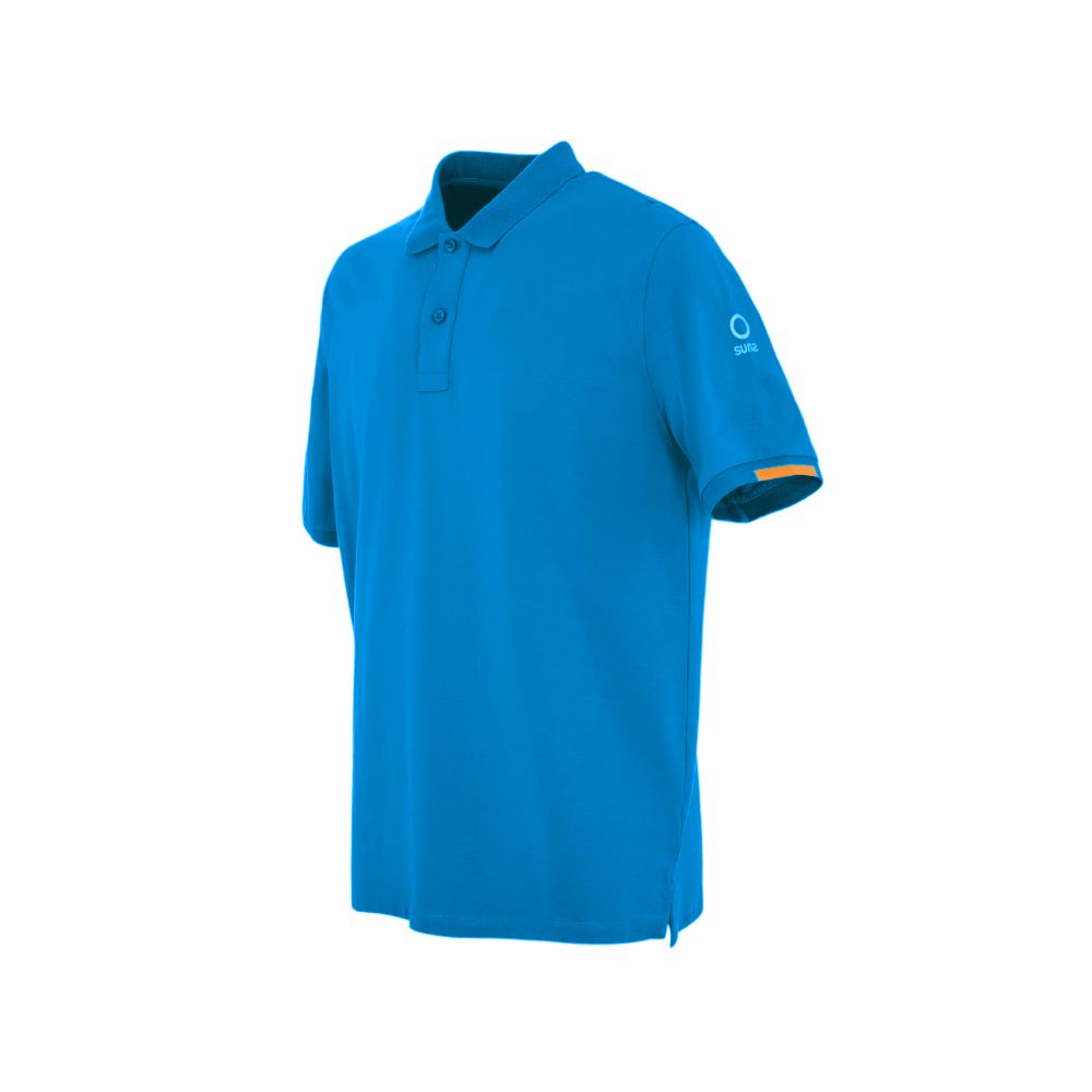 Suns Hellblaues Baumwoll-Poloshirt