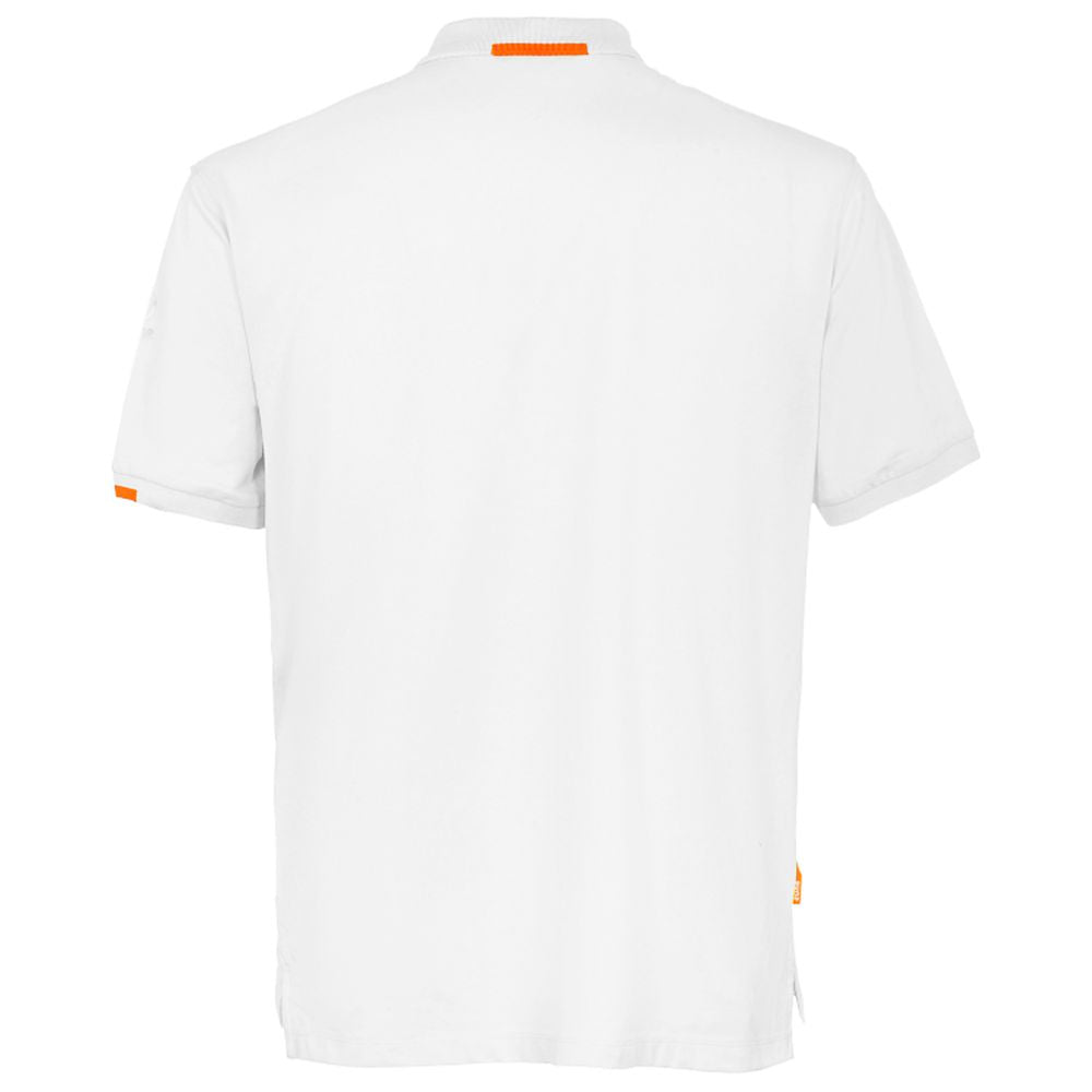 Suns Weißes Baumwoll-Poloshirt