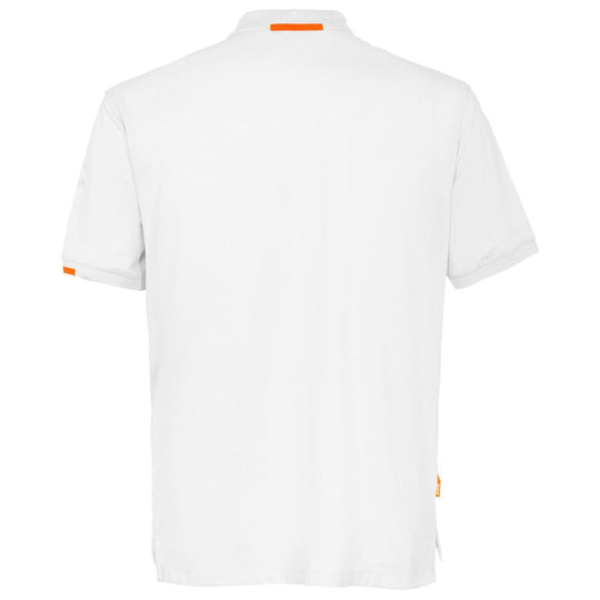 Suns Weißes Baumwoll-Poloshirt