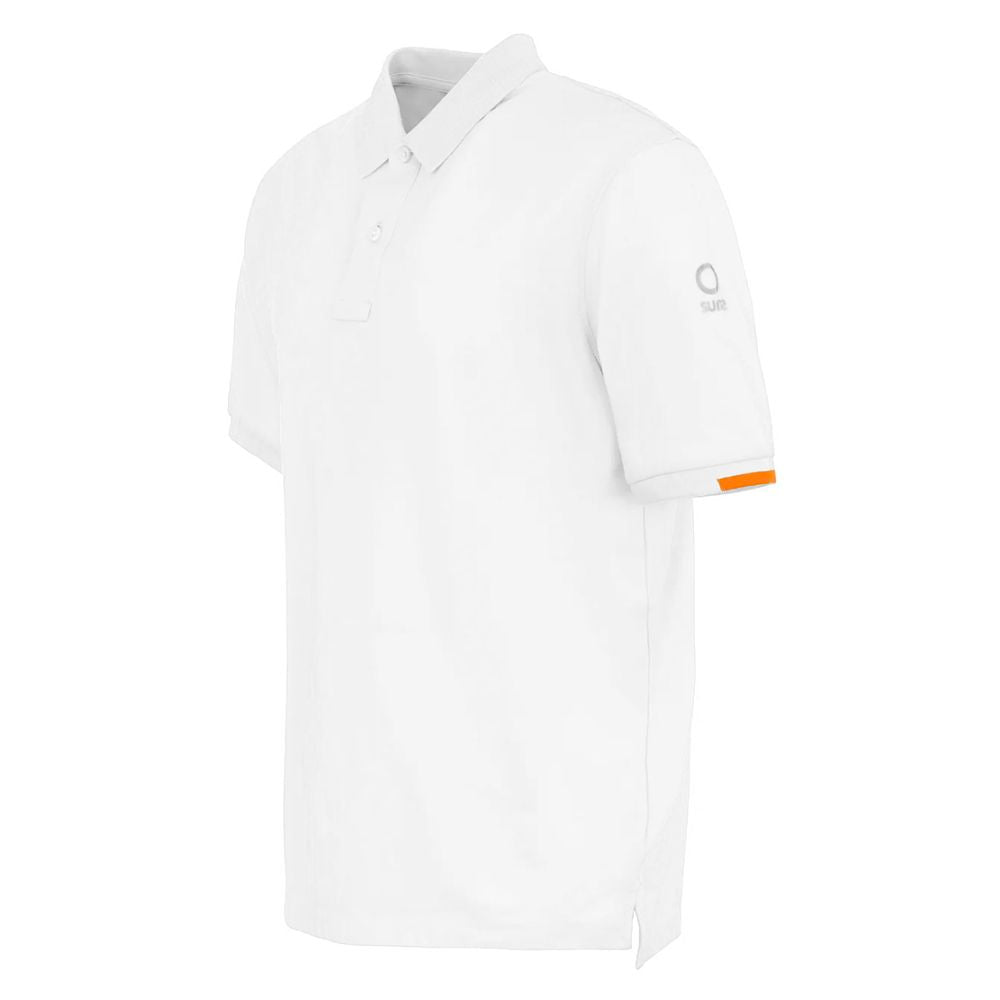 Suns Weißes Baumwoll-Poloshirt