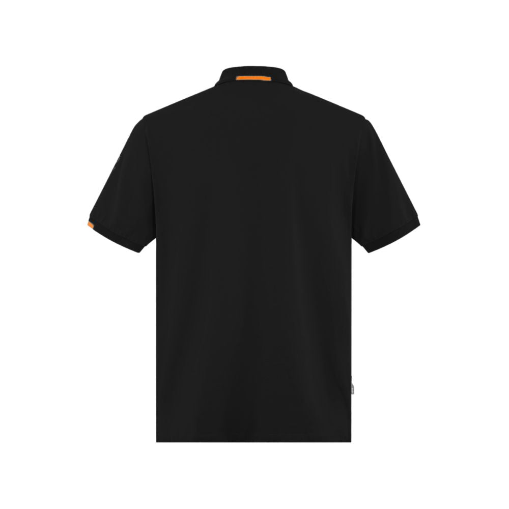 Suns Schwarzes Baumwoll-Poloshirt