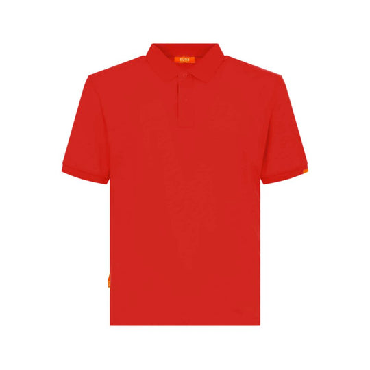 Suns Rotes Baumwoll-Poloshirt
