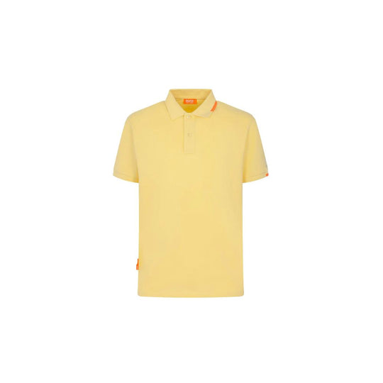 Suns Gelbes Baumwoll-Poloshirt