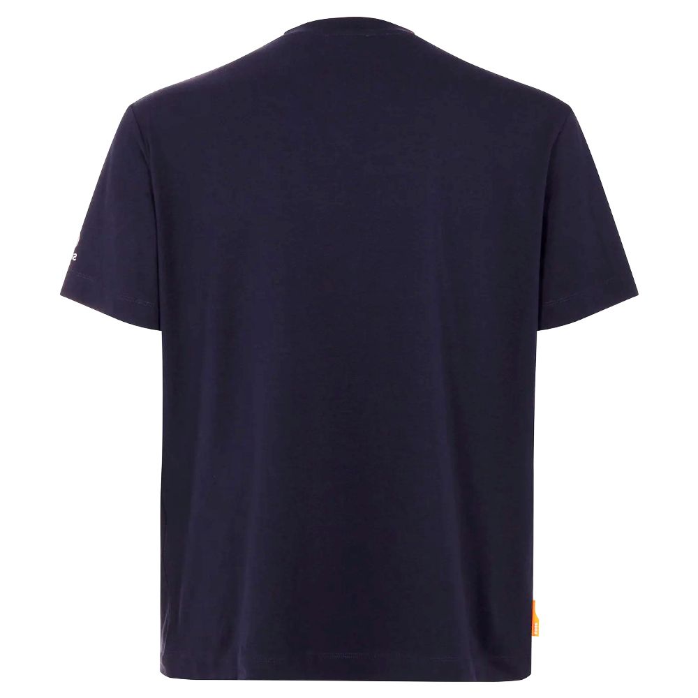 Suns T-Shirt aus blauer Baumwolle