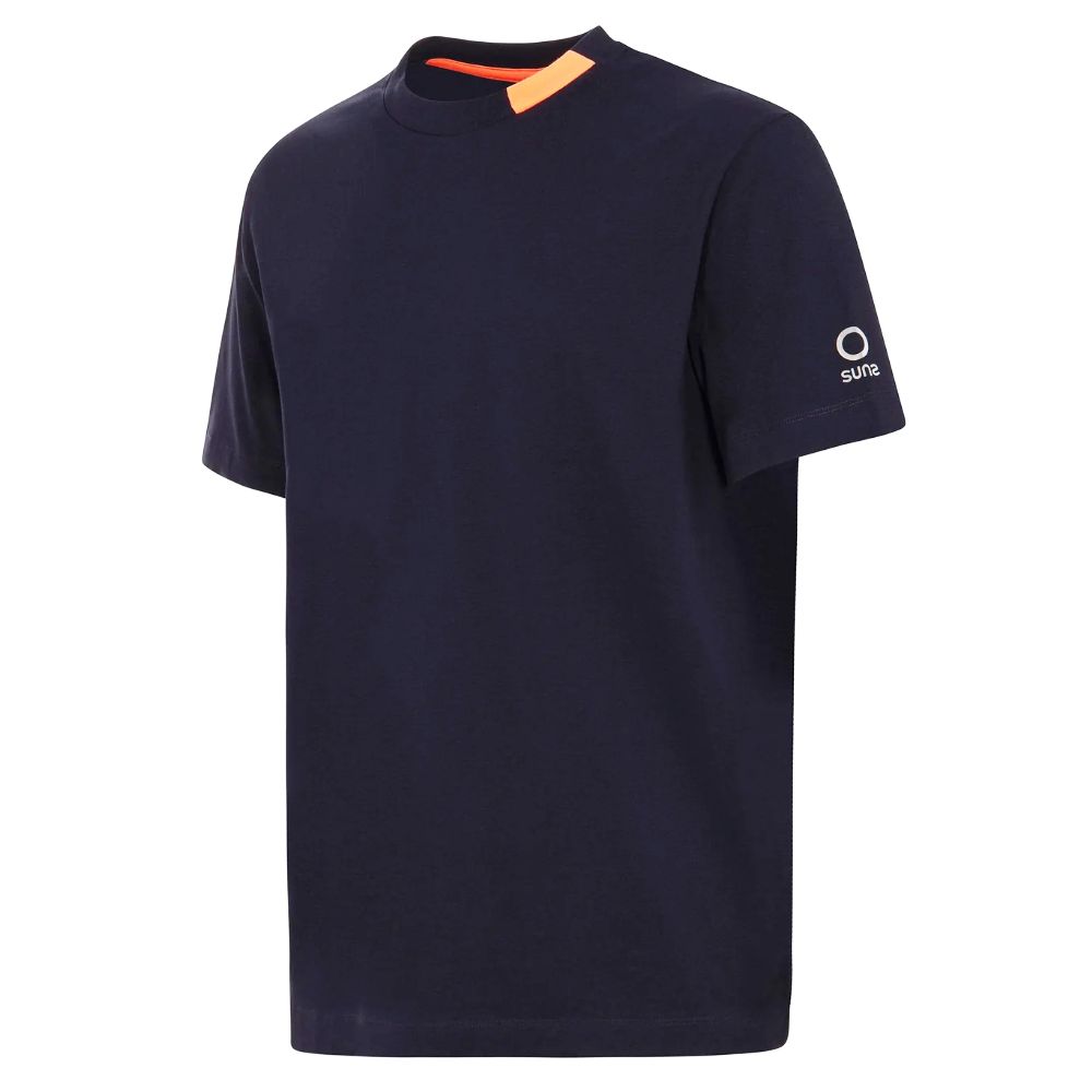 Suns T-Shirt aus blauer Baumwolle