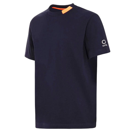 Suns T-Shirt aus blauer Baumwolle