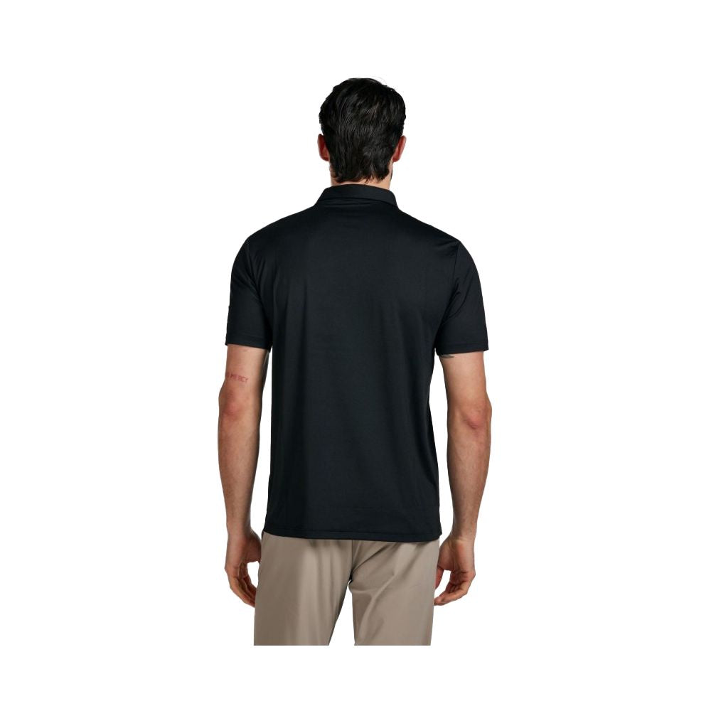 Suns Schwarzes Elastan-Poloshirt