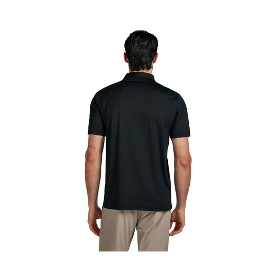 Suns Schwarzes Elastan-Poloshirt