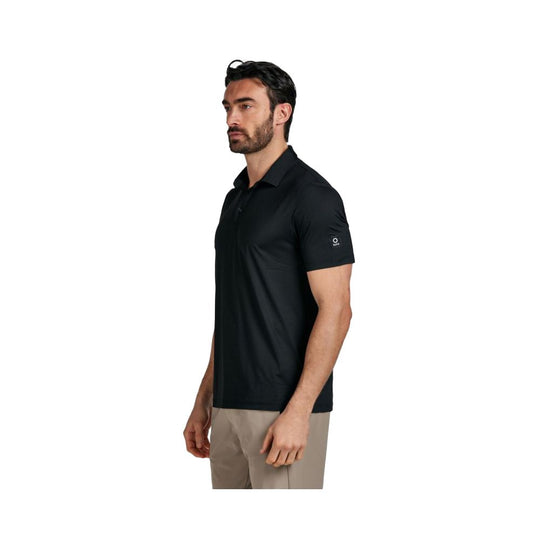 Suns Schwarzes Elastan-Poloshirt