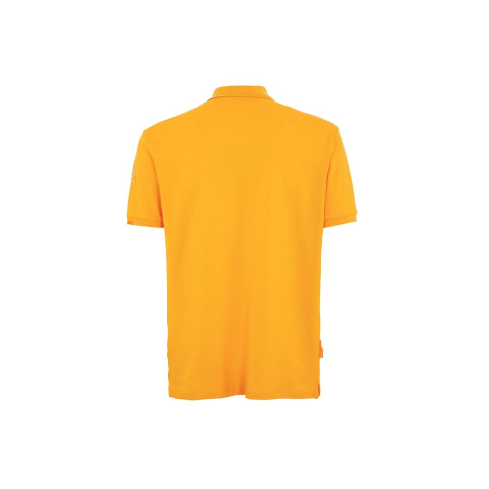 Suns Orangefarbenes Baumwoll-Poloshirt