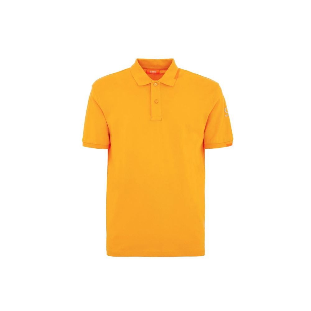 Suns Orangefarbenes Baumwoll-Poloshirt