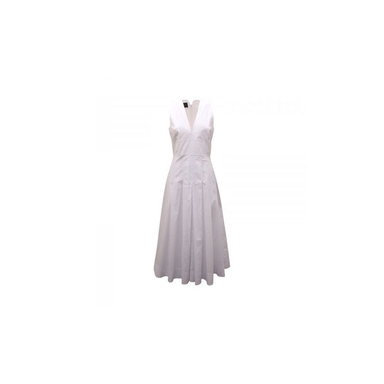 PINKO Weißes Baumwollkleid